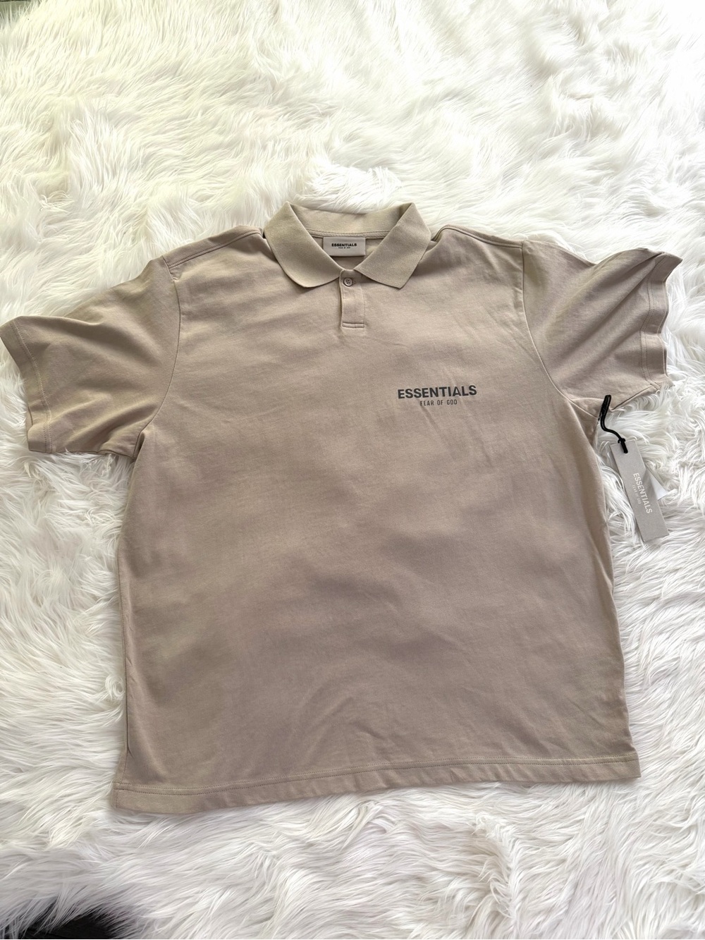 Men Fear of God Essentials polo shirt